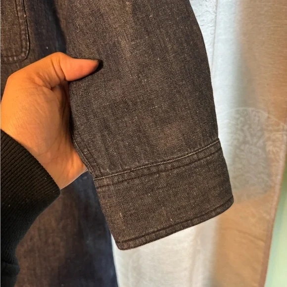 Lauren Ralph Lauren 6 Denim Shirt Dress Midi Shift Sheath Knee Lengths W/Belt - Picture 6 of 13